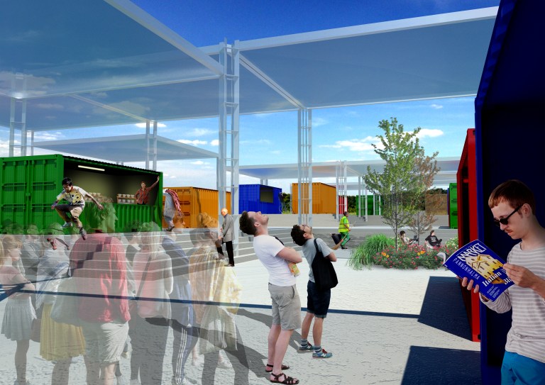 Interior Pannonhalma Market